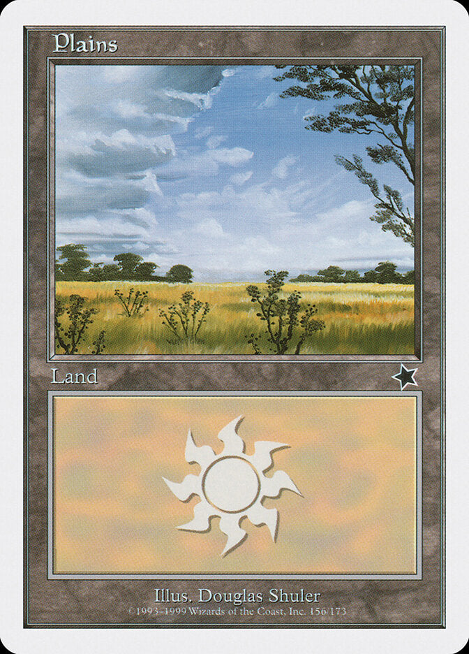 Plains 156 - Starter 1999 MTG card