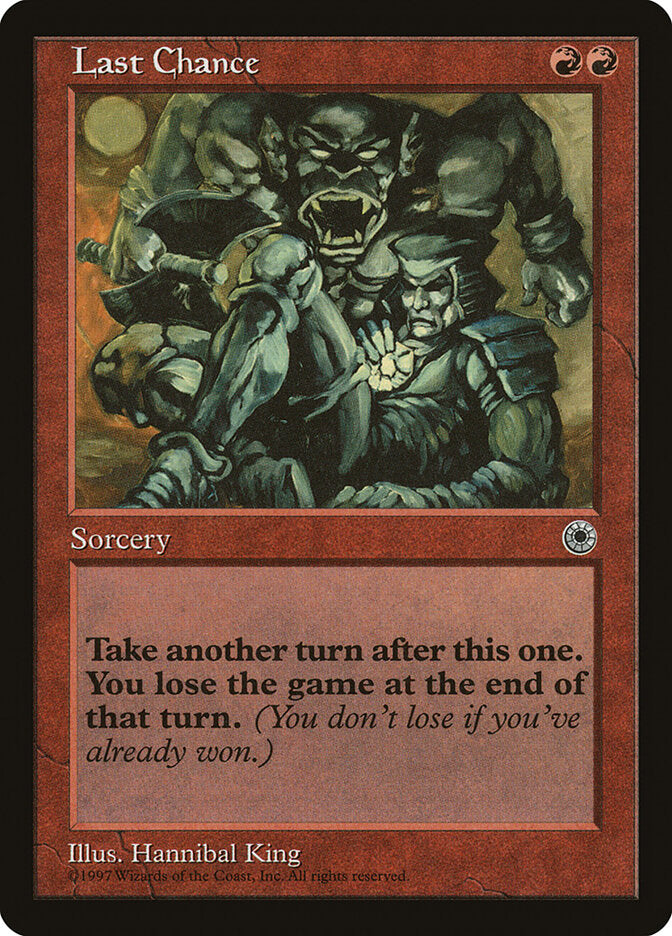 Last Chance 136 - Portal MTG card