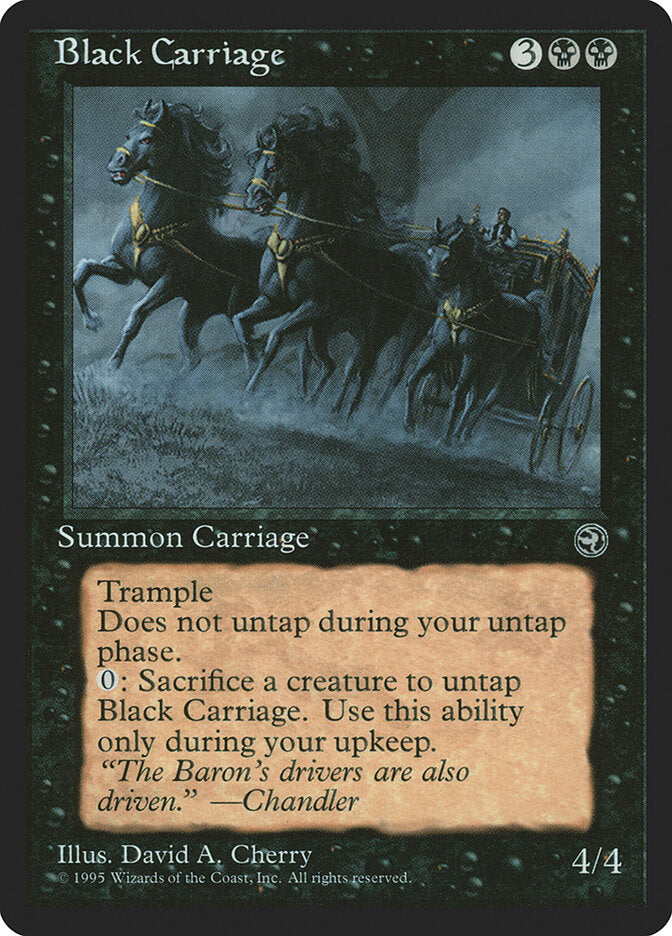 Black Carriage 42 - Homelands MTG card