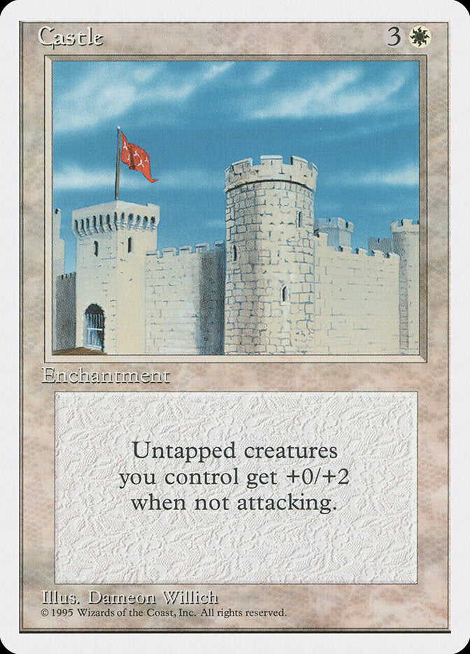 Castle 12 - Fourth Edition MTG card