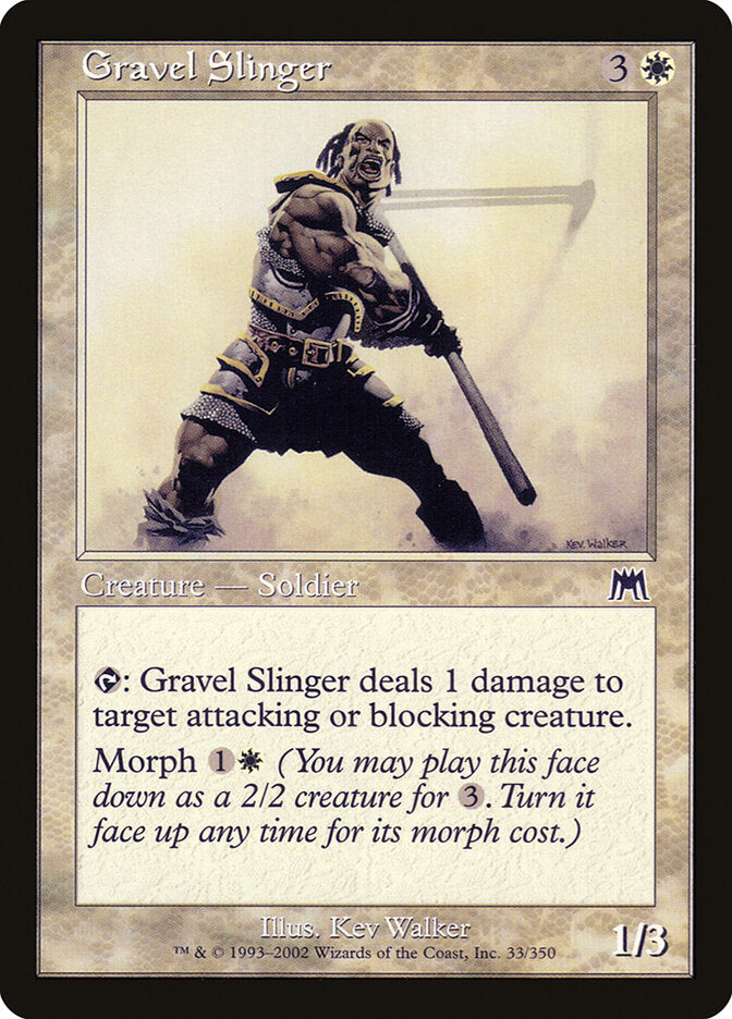 Gravel Slinger 33 - Onslaught MTG card