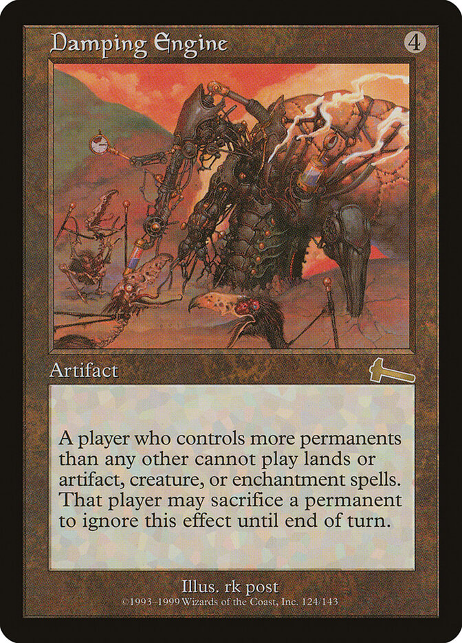 Damping Engine 124 - Urza's Legacy MTG card