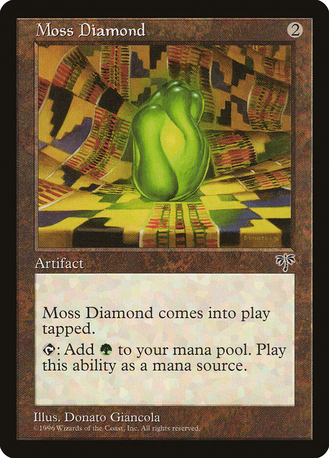 Moss Diamond 312 - Mirage MTG card