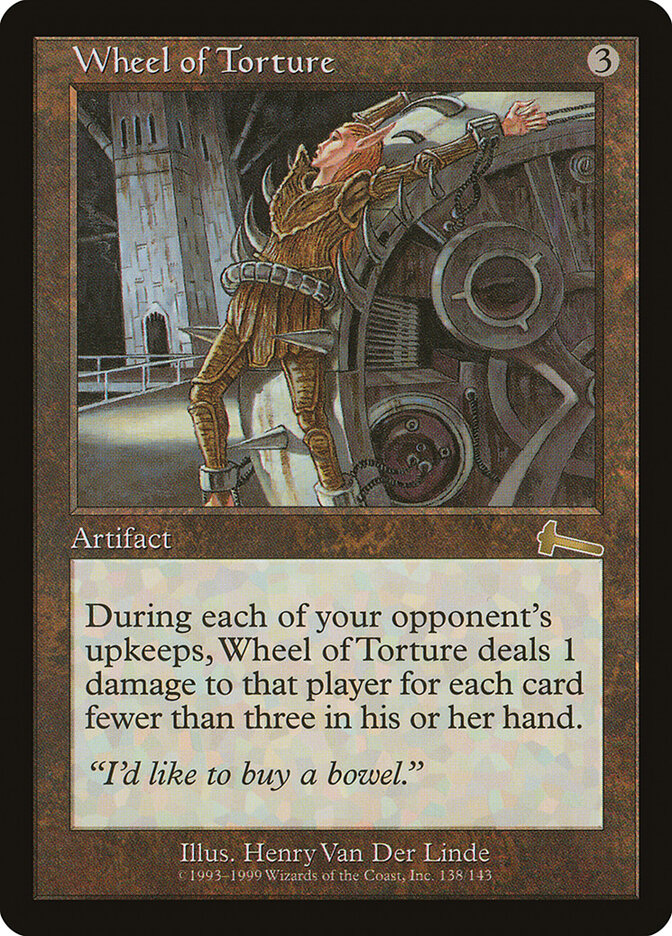 Wheel of Torture 138 - Urza's Legacy MTG card