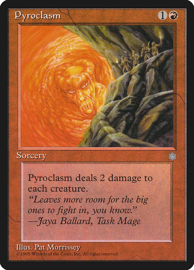 Pyroclasm 214 - Ice Age MTG card