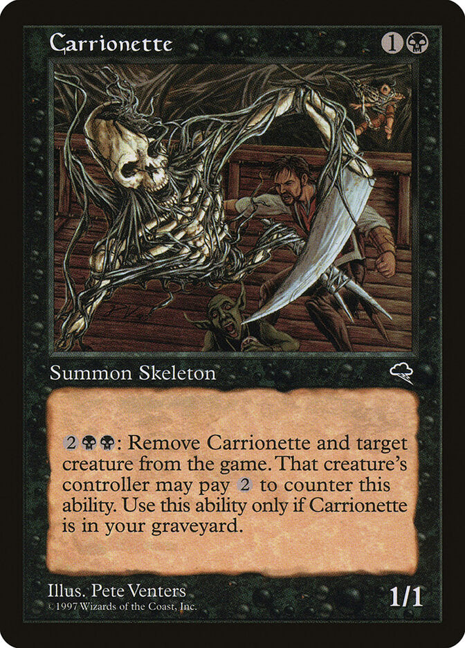 Carrionette 111 - Tempest MTG card