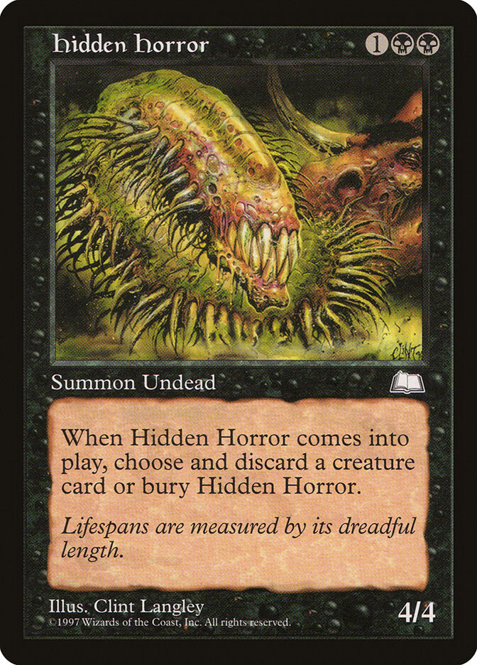Hidden Horror 72 - Weatherlight MTG card
