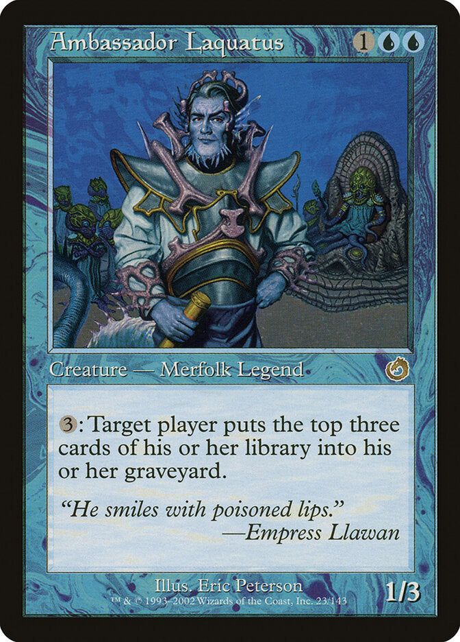 Ambassador Laquatus 23 - Torment MTG card