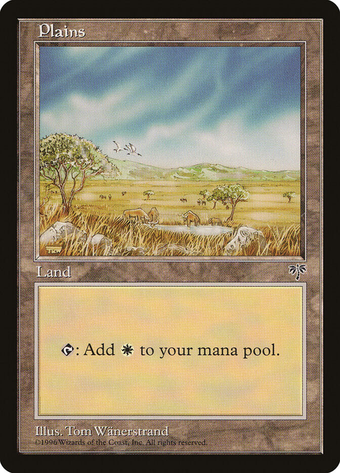 Plains 331 - Mirage MTG card