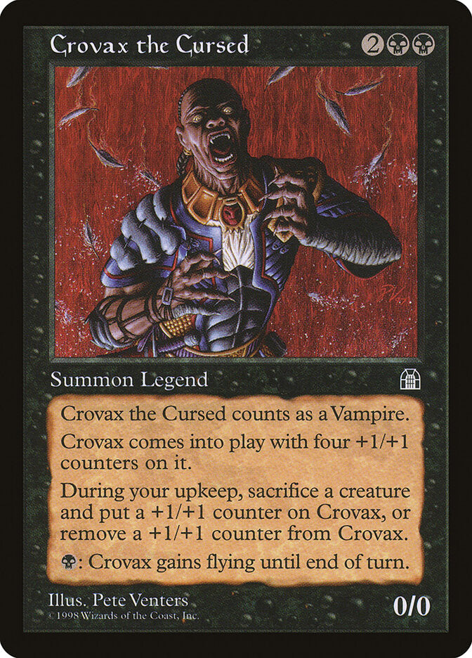 Crovax the Cursed 55 - Stronghold MTG card