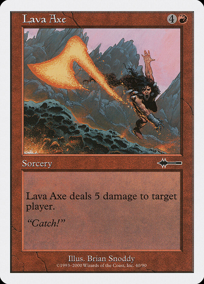 Lava Axe 40 - Beatdown Box Set MTG card