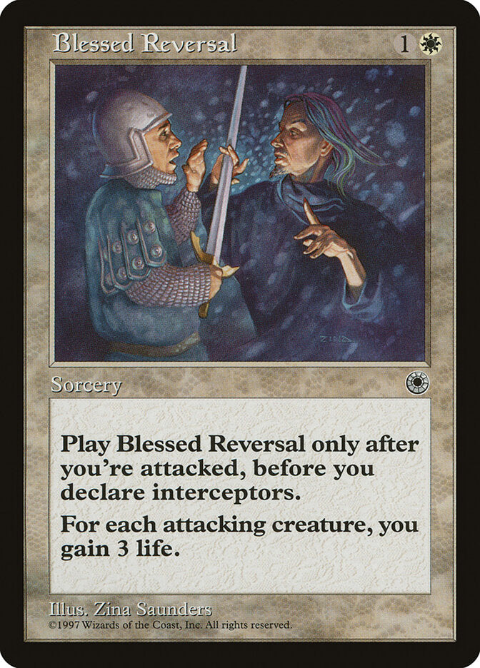 Blessed Reversal 7 - Portal MTG card