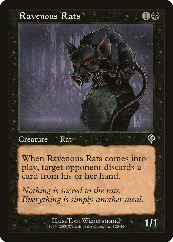 Ravenous Rats 120 - Invasion MTG card