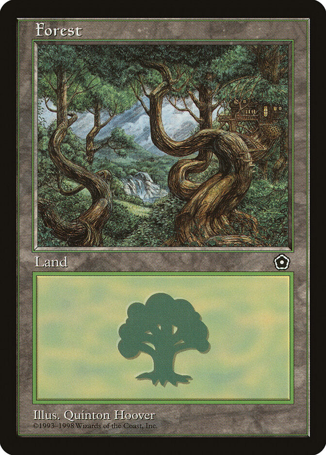 Forest 163 - Portal Second Age MTG card
