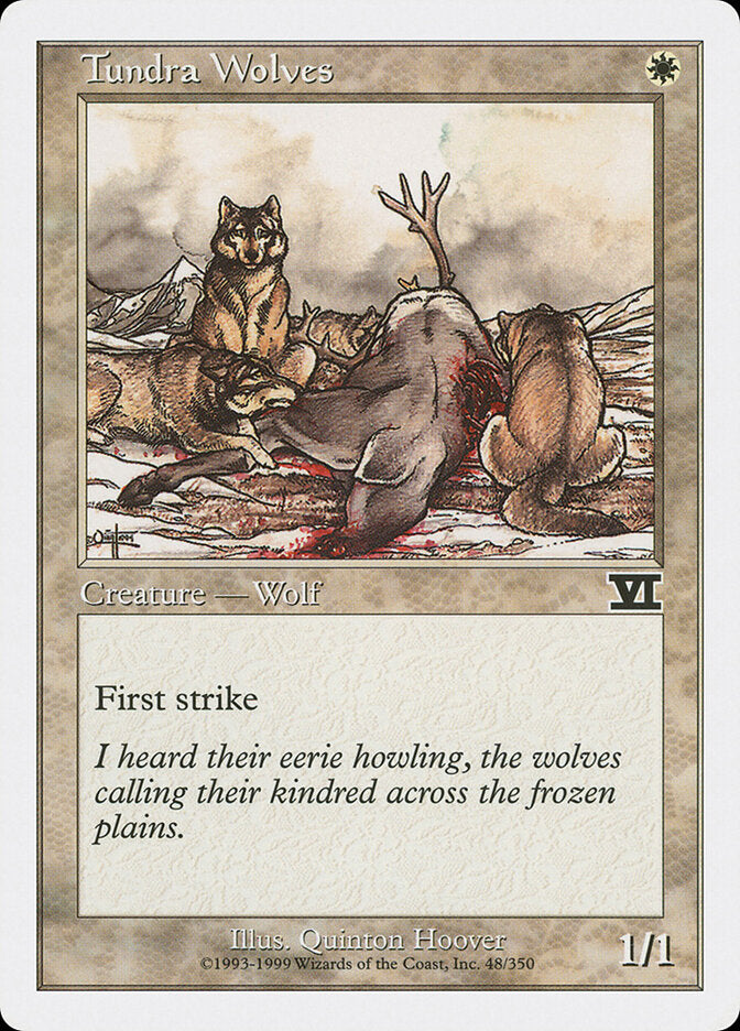 Tundra Wolves 48 - Classic Sixth Edition MTG card