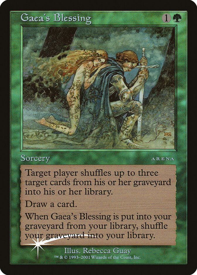 Gaea's Blessing 12 - Arena League 2001 MTG card