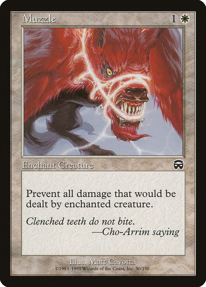 Muzzle 30 - Mercadian Masques MTG card