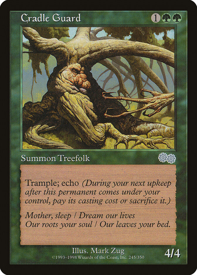 Cradle Guard 245 - Urza's Saga MTG card
