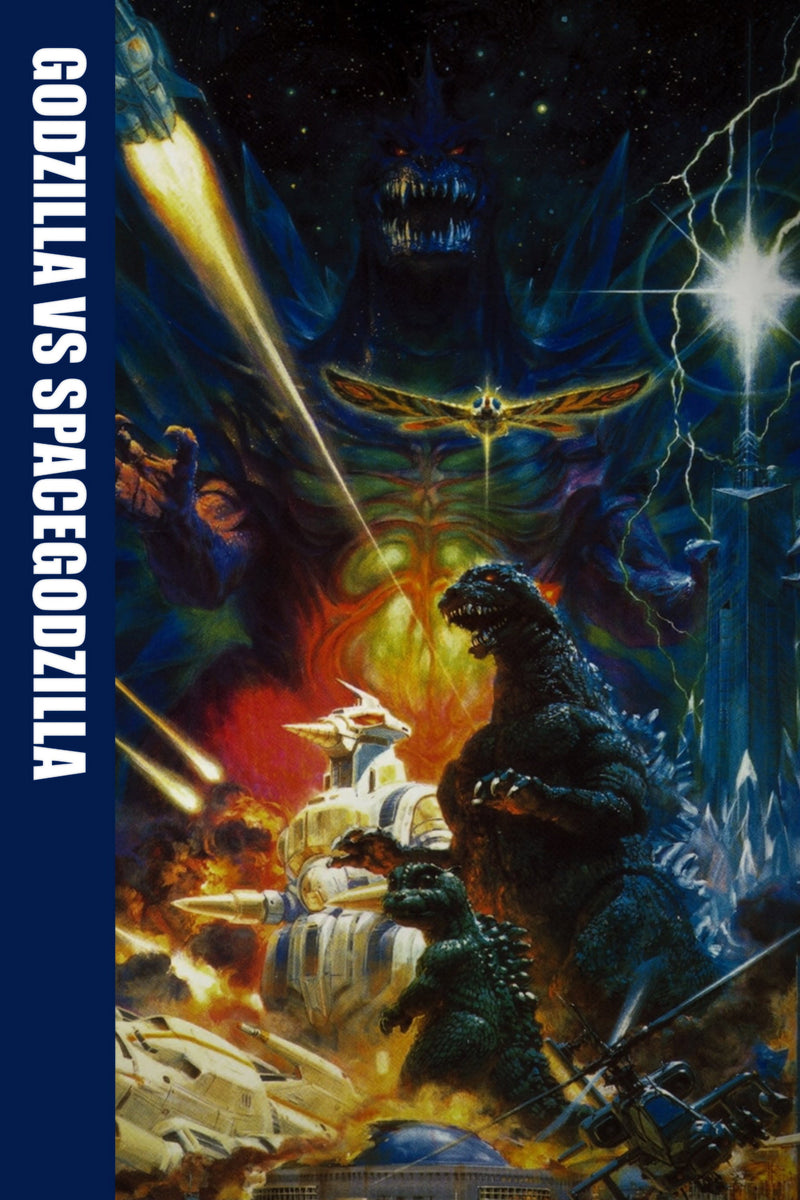 Godzilla vs. SpaceGodzilla VHS cover art