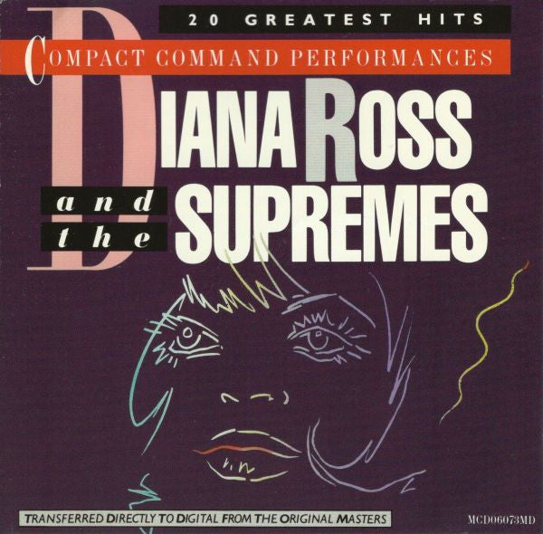 Diana Ross & The Supremes - 20 Greatest Hits CD cover