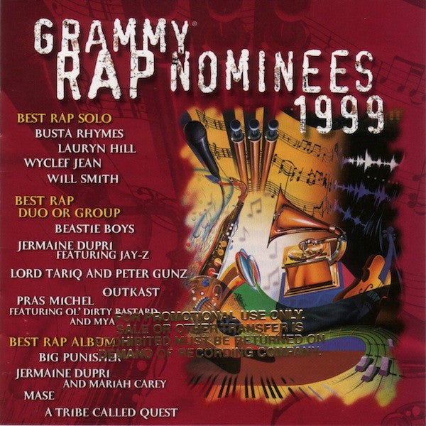 Various - 1999 Grammy Rap Nominees CD cover