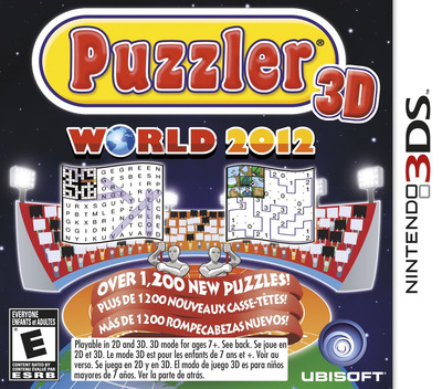 Puzzler World 2012 3D - Box Front
