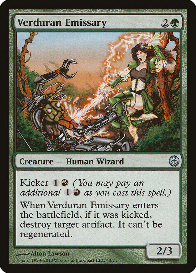 Verduran Emissary 43 - Duel Decks: Phyrexia vs. the Coalition MTG card