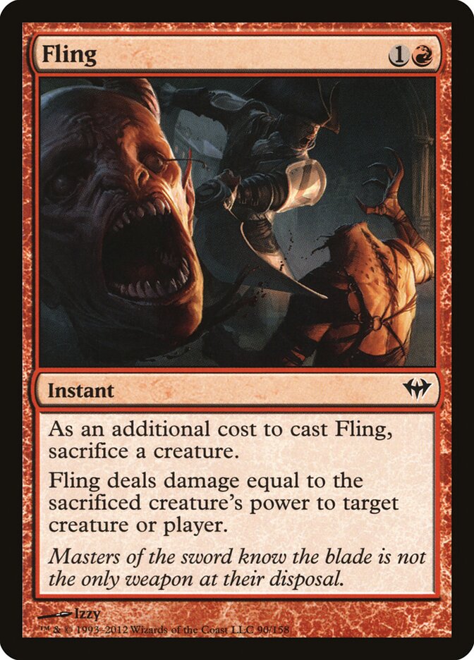 Fling 90 - Dark Ascension MTG card