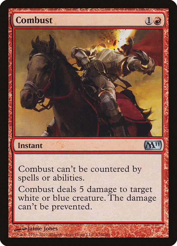 Combust 130 - Magic 2011 MTG card