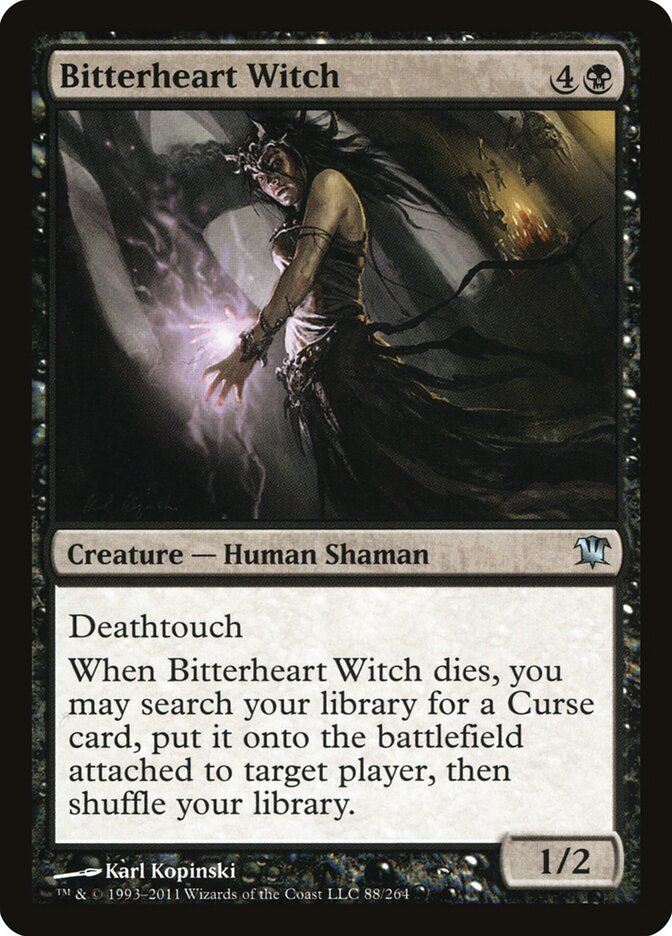 Bitterheart Witch 88 - Innistrad MTG card