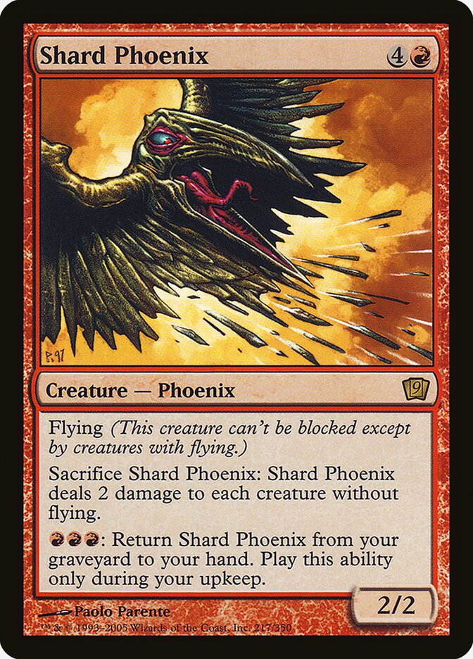Shard Phoenix 217★ - Ninth Edition MTG card