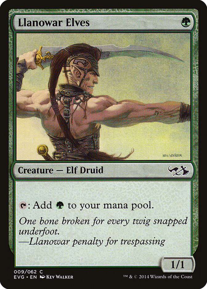 Llanowar Elves 9 - Duel Decks Anthology: Elves vs. Goblins MTG card