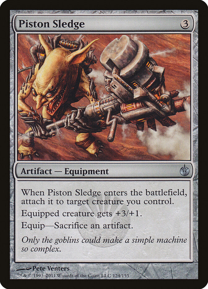 Piston Sledge 124 - Mirrodin Besieged MTG card