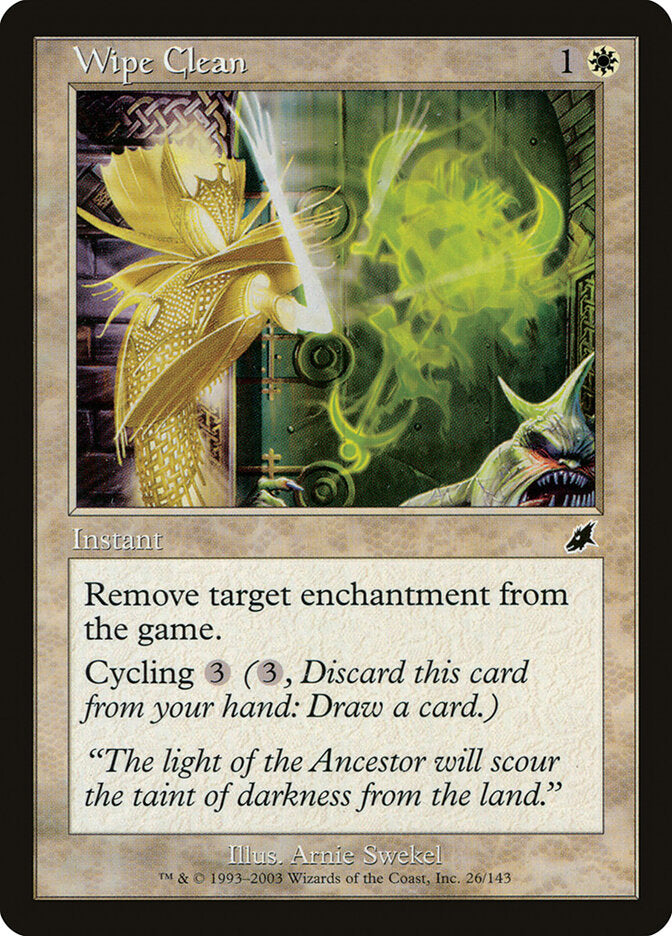 Wipe Clean 26 - Scourge MTG card