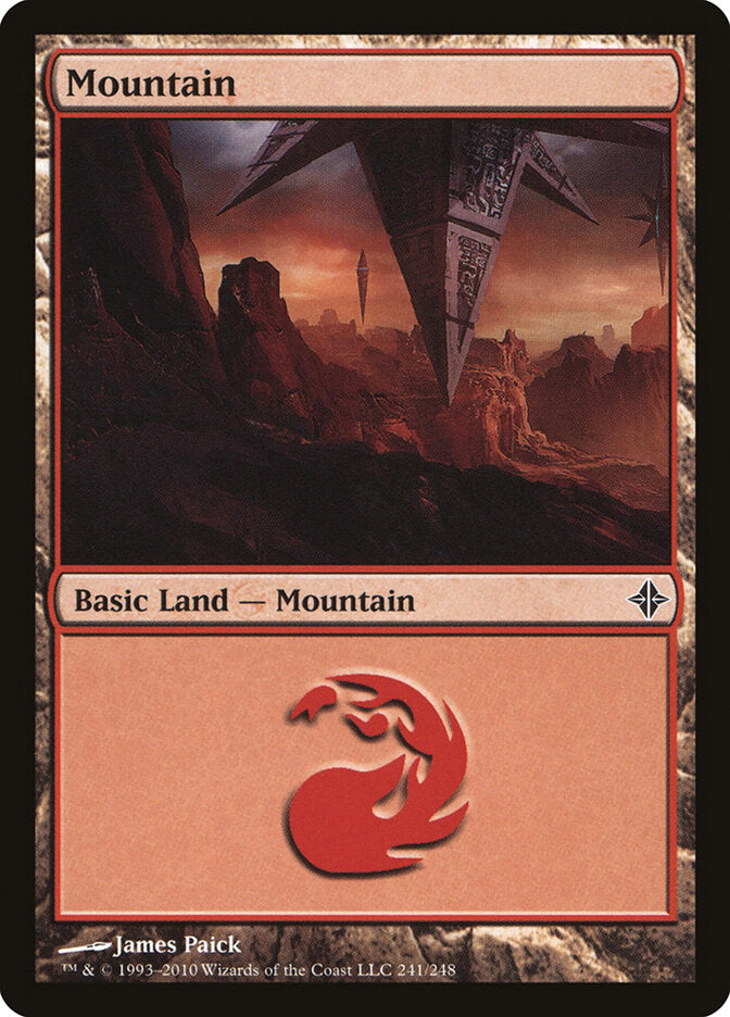 Mountain 241 - Rise of the Eldrazi MTG card