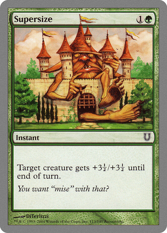 Supersize 113 - Unhinged MTG card