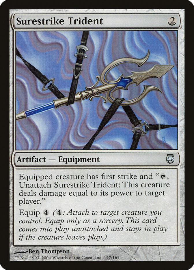 Surestrike Trident 147 - Darksteel MTG card