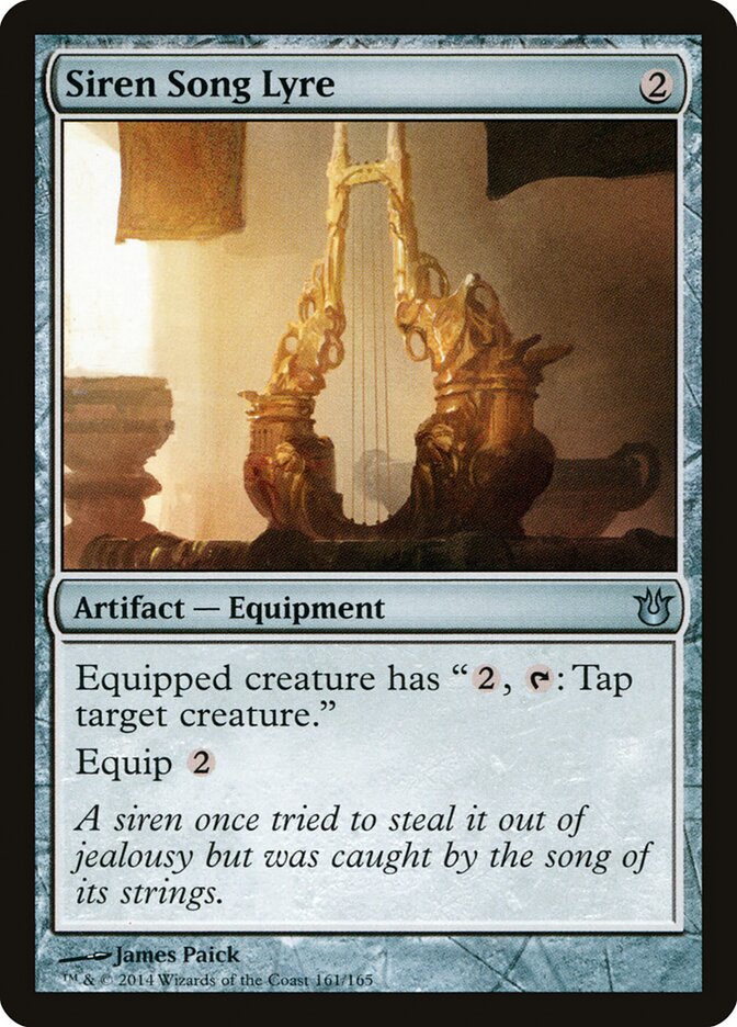 Siren Song Lyre 161 - Born of the Gods MTG card