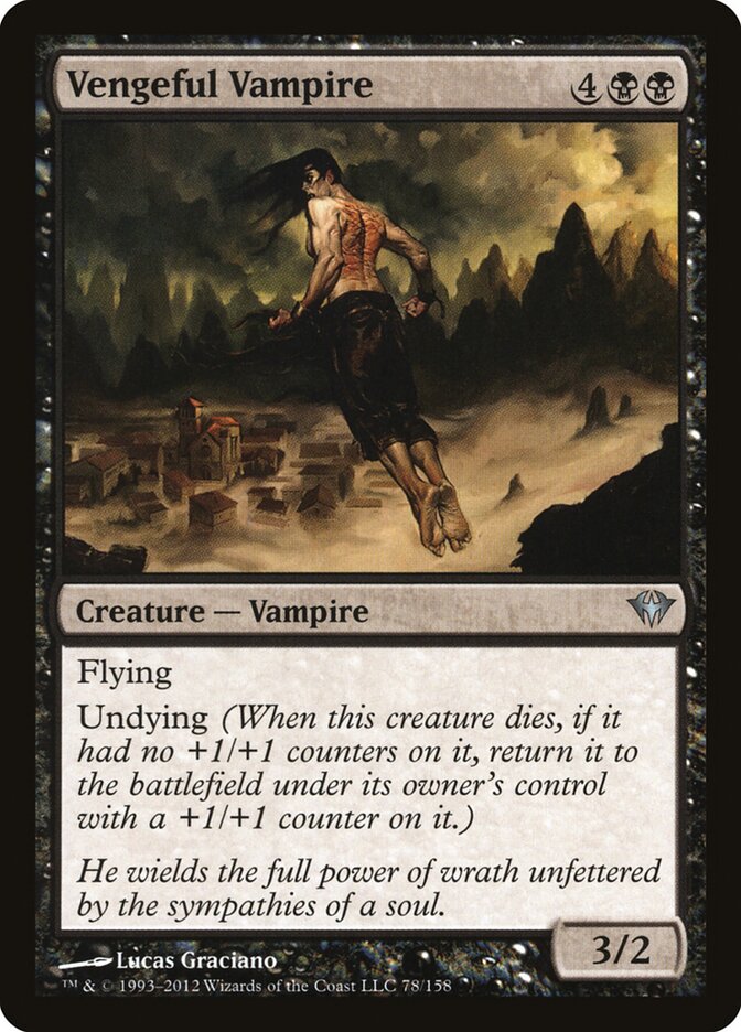 Vengeful Vampire 78 - Dark Ascension MTG card