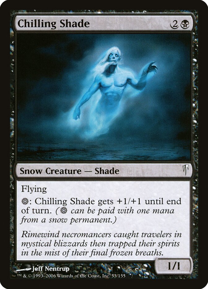 Chilling Shade 53 - Coldsnap MTG card