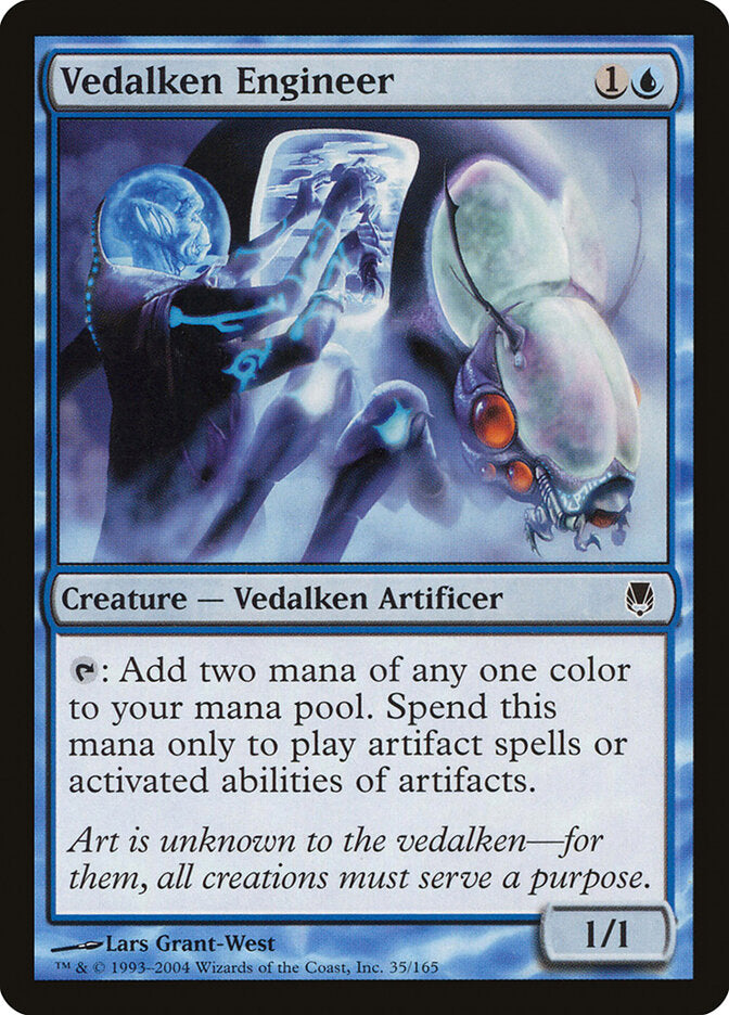 Vedalken Engineer 35 - Darksteel MTG card
