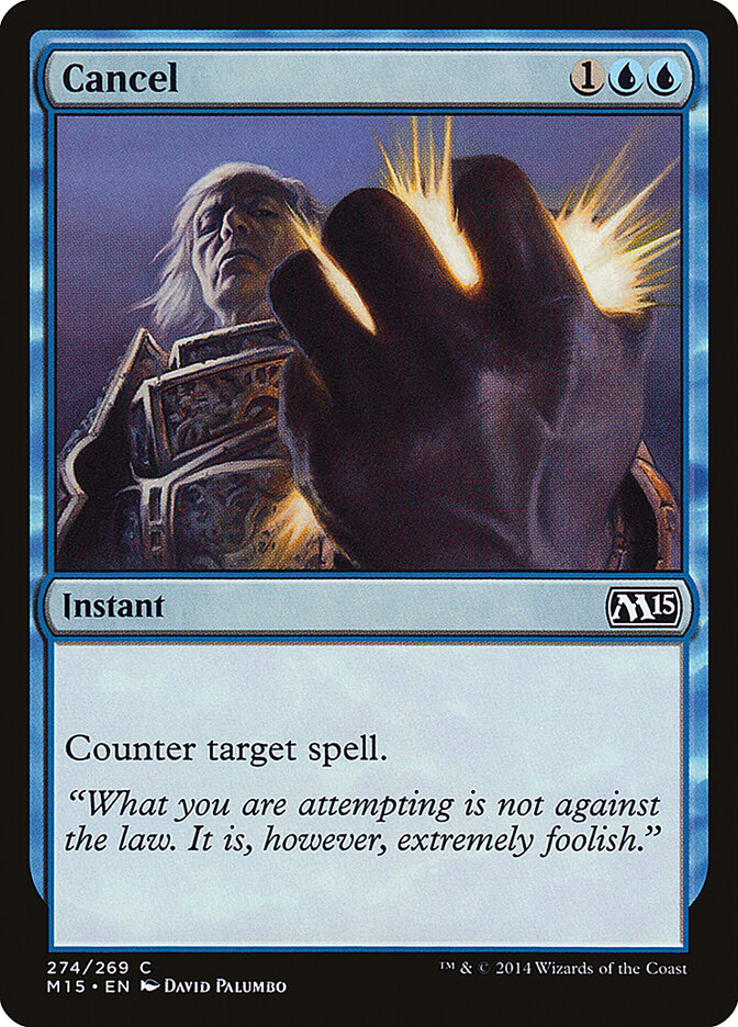 Cancel 274 - Magic 2015 MTG card