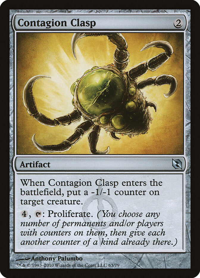 Contagion Clasp 63 - Duel Decks: Elspeth vs. Tezzeret MTG card