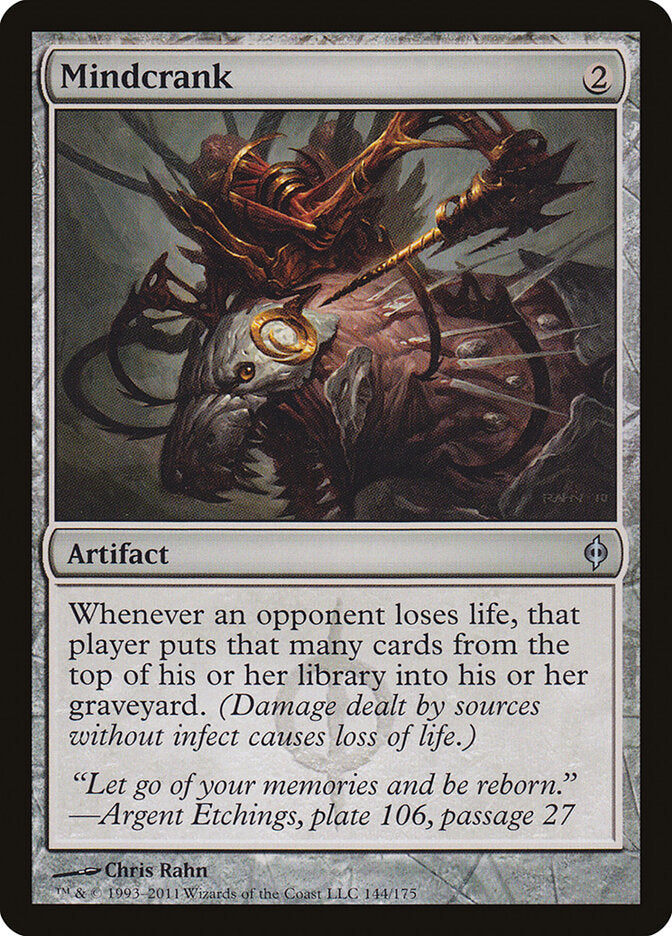 Mindcrank 144 - New Phyrexia MTG card