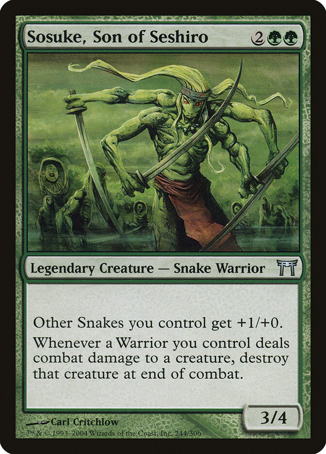 Sosuke, Son of Seshiro 244 - Champions of Kamigawa MTG card