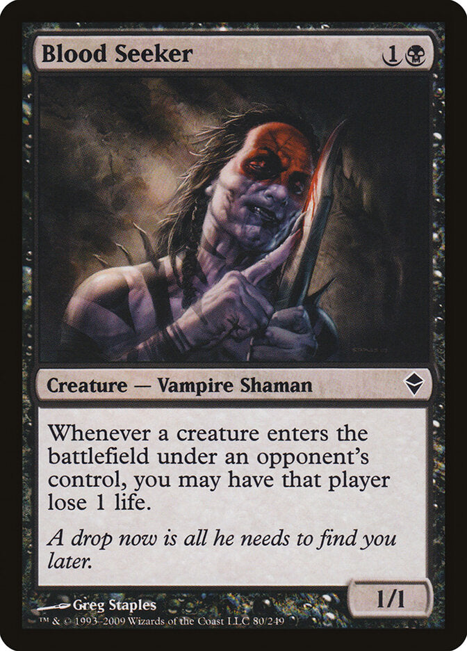 Blood Seeker 80 - Zendikar MTG card