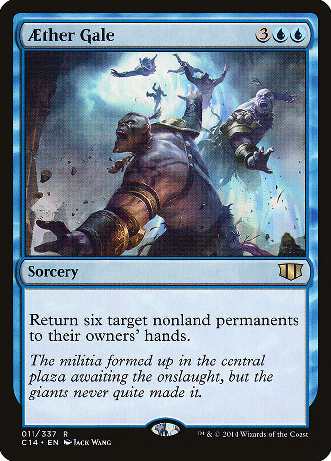Aether Gale 11 - Commander 2014 MTG card