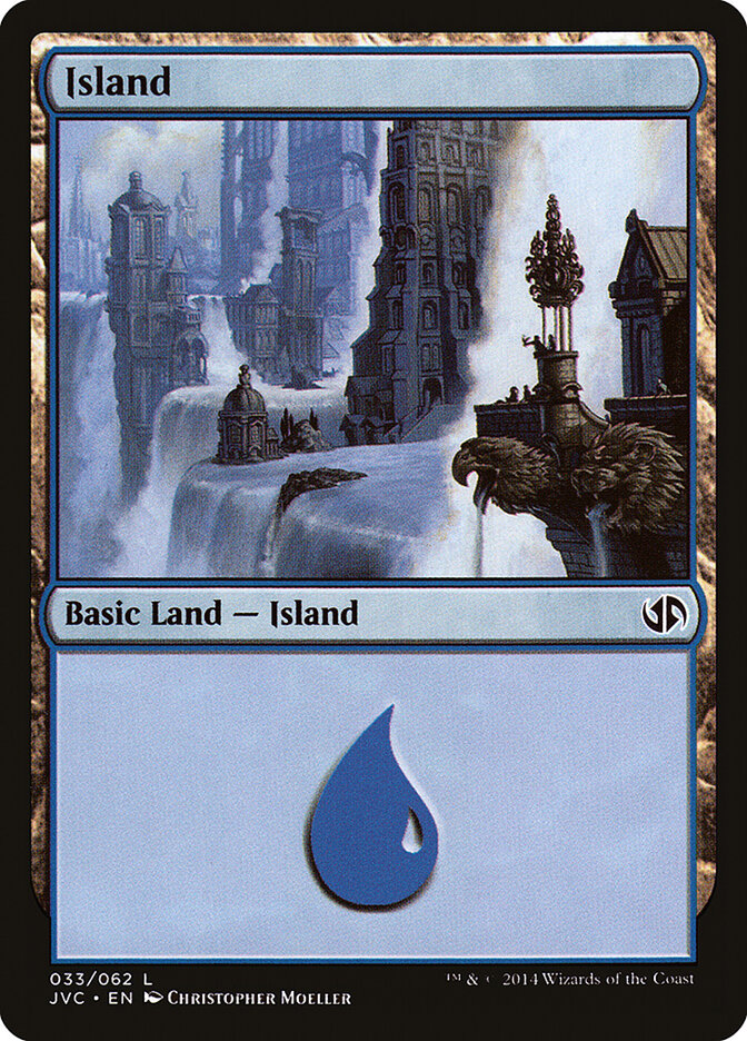 Island 33 - Duel Decks Anthology: Jace vs. Chandra MTG card