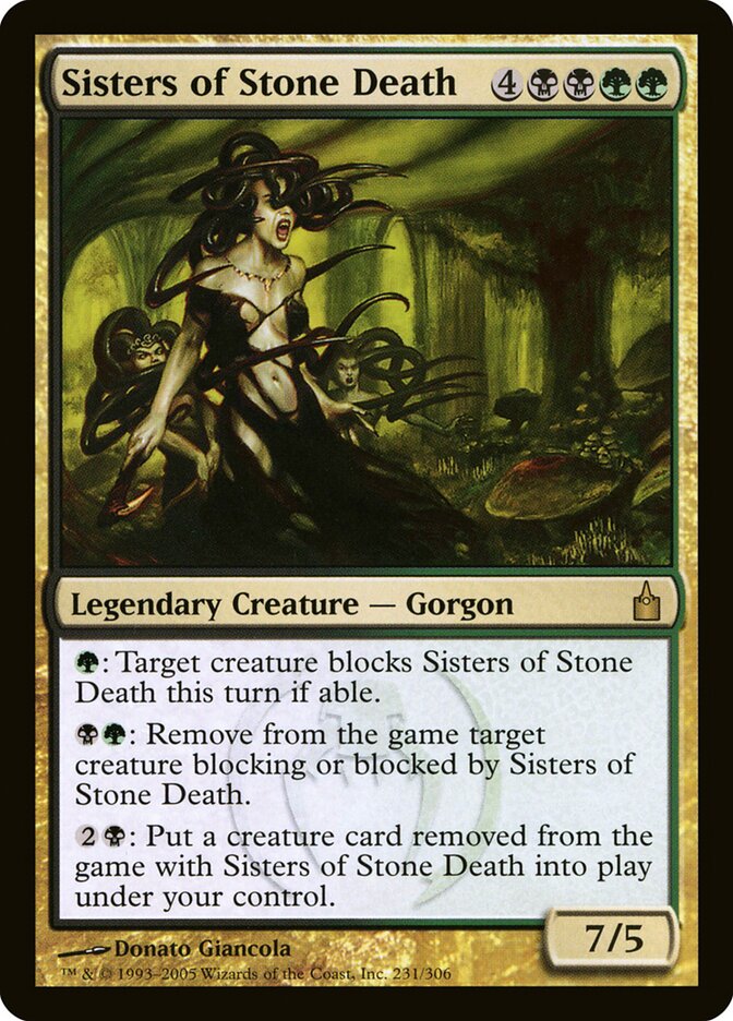 Sisters of Stone Death 231 - Ravnica: City of Guilds MTG card