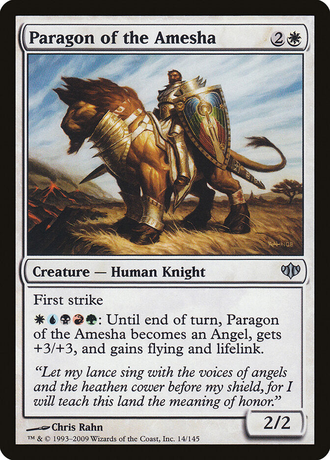 Paragon of the Amesha 14 - Conflux MTG card